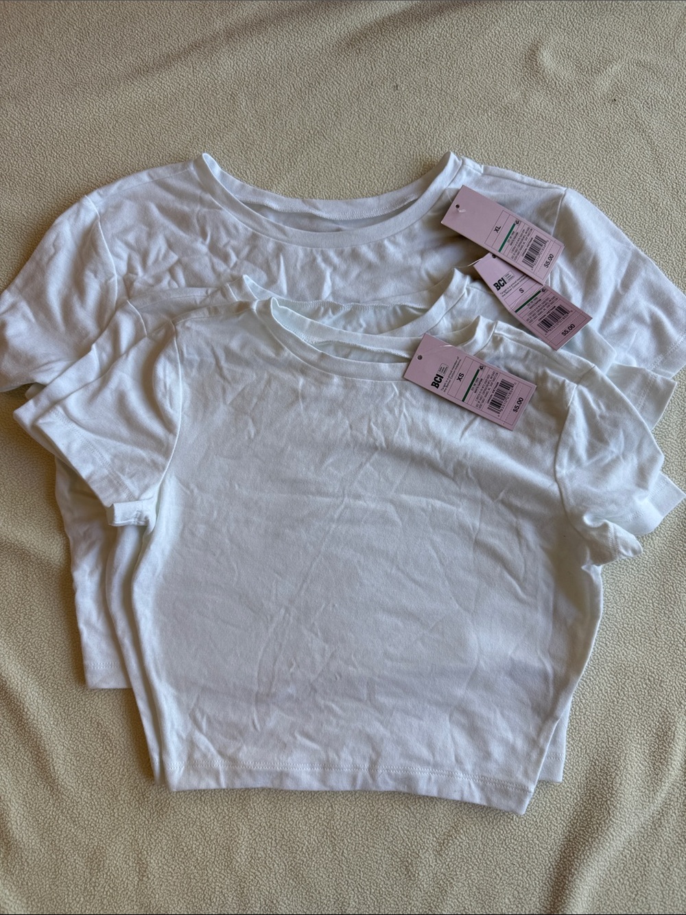 NWT wild fable White Twin 3 Pack Crop Tee Tops